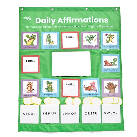 hand2mind&#xAE; Daily Affirmations Pocket Chart
